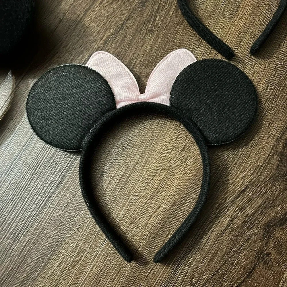 Disney Minnie Mouse Felt Ears Headbands 6 Piece Bundle Adult